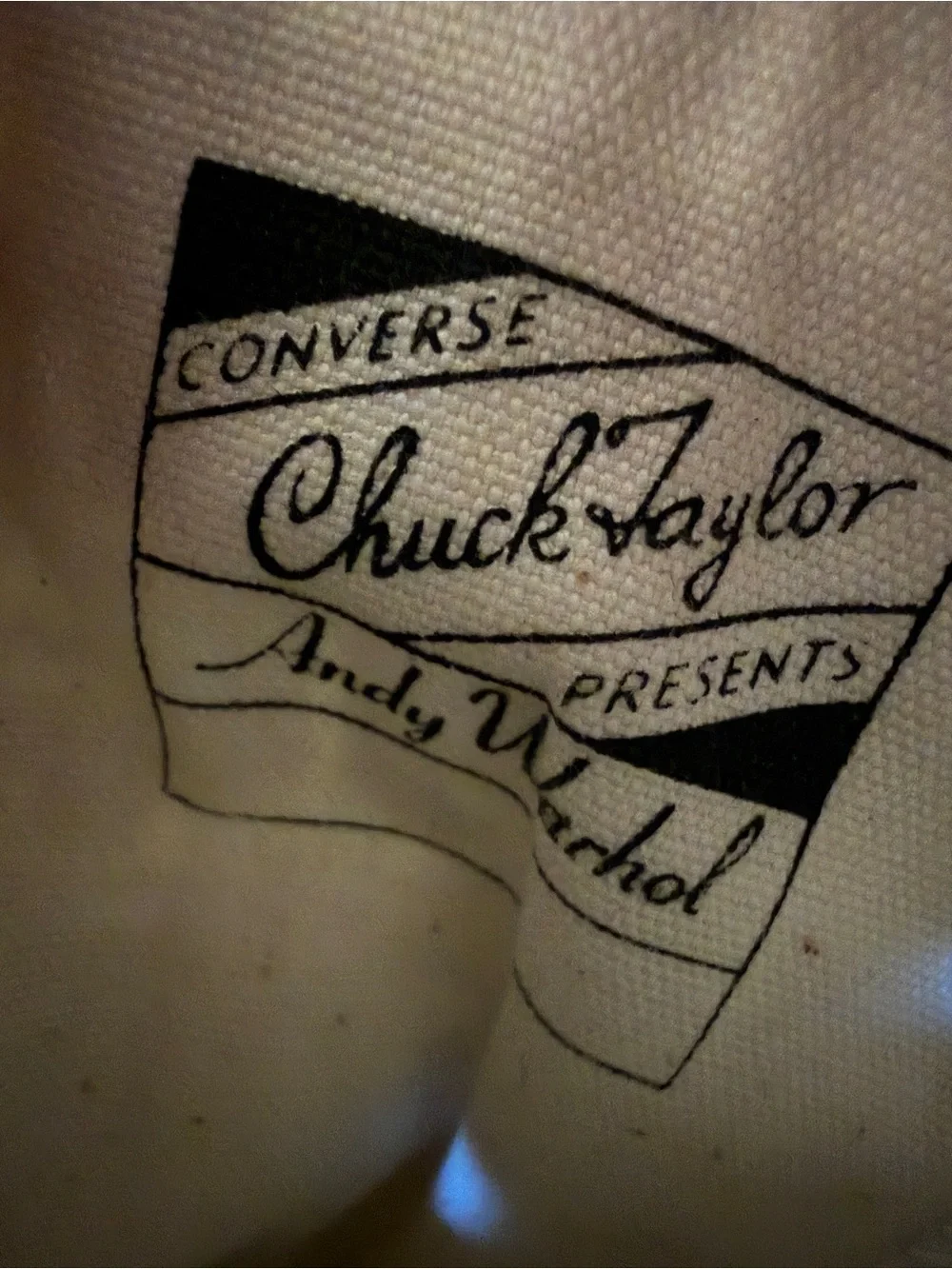 Converse Andy Warhol Chuck Taylor’s. Men’s size 7/Womens size 9. Worn 3x. - Picture 9 of 9